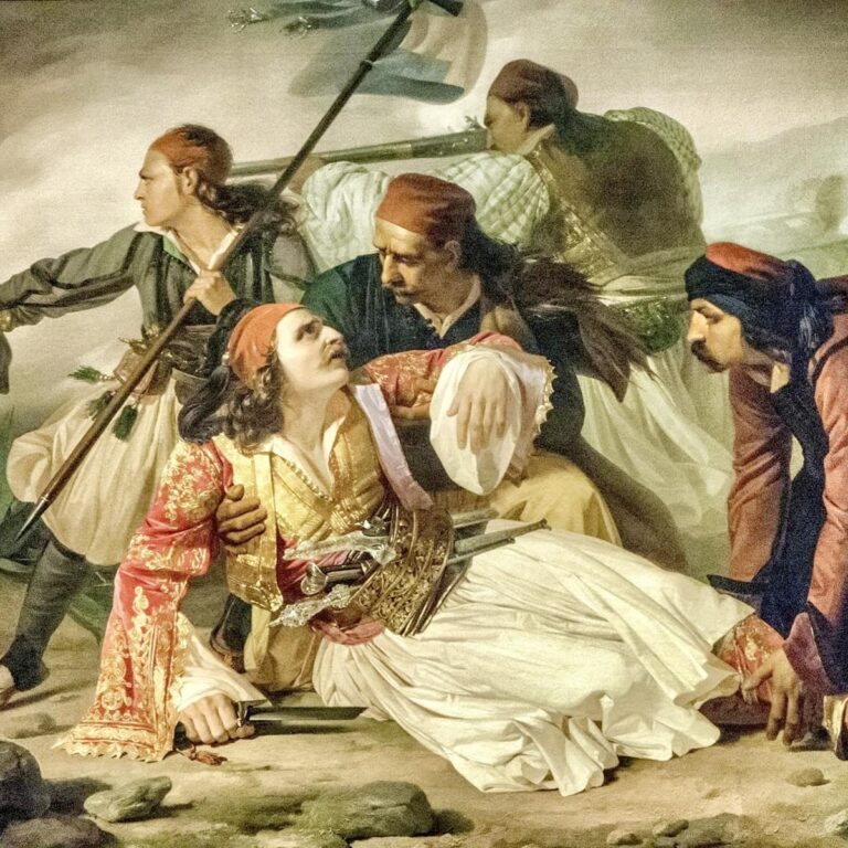 Ο θάνατος του Μάρκου Μπότσαρη