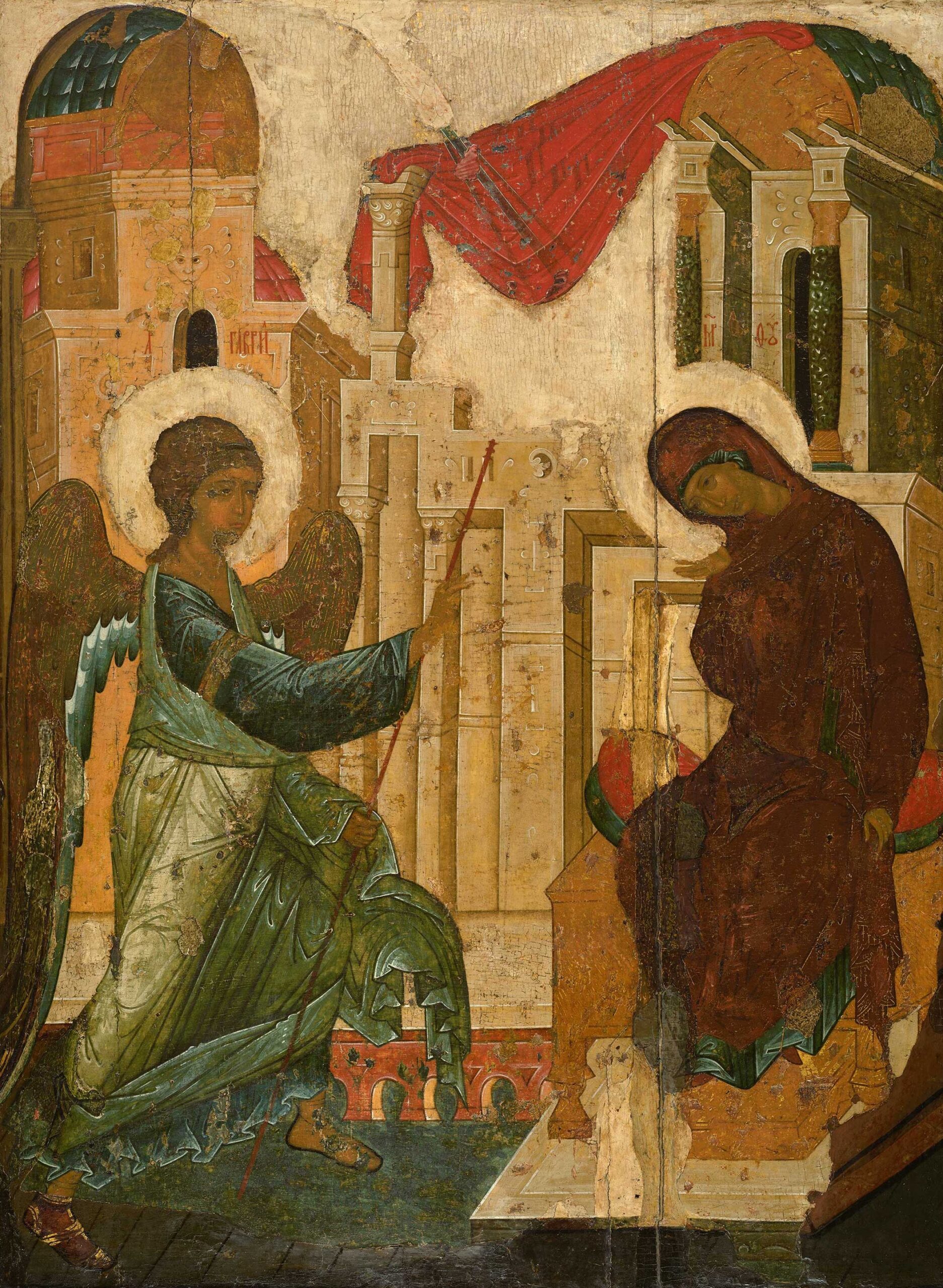 Annunciation_from_Vasilyevskiy_chin_(1408,_Tretyakov_gallery)