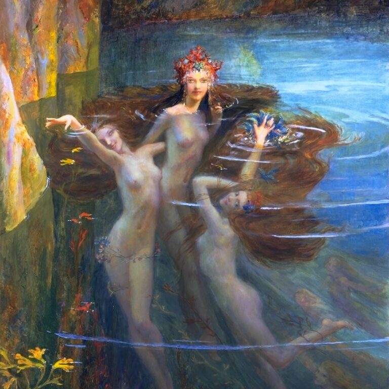 Gaston_Bussiere_—_The_Nereides