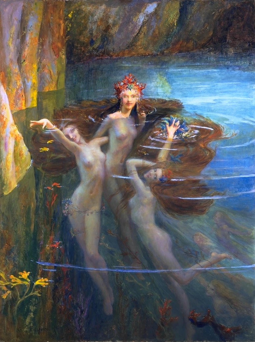 Gaston_Bussiere_—_The_Nereides