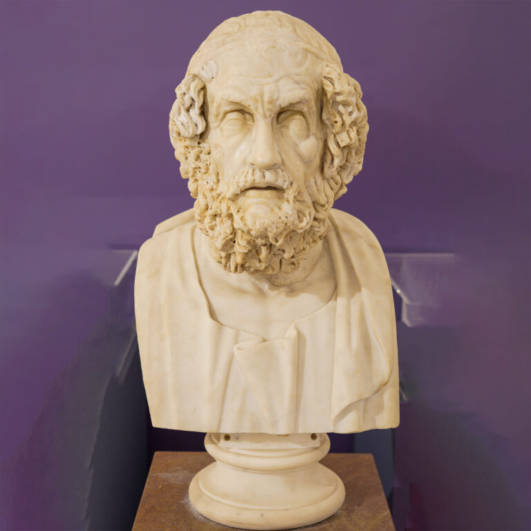 Προτομή του Ομήρου, από τη Συλλογή Φαρνέζε (Νάπολη).