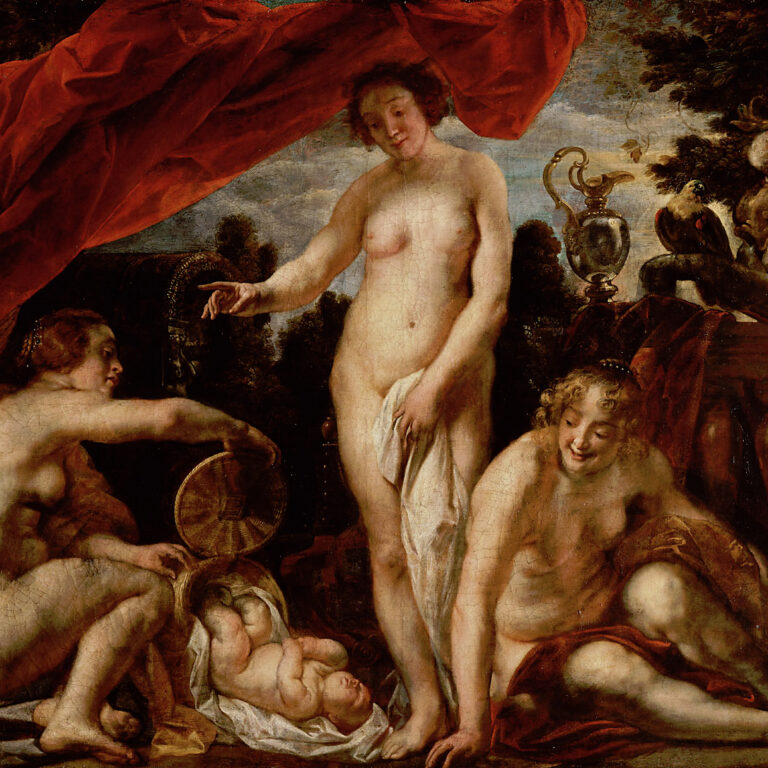 Jacob Jordaens, Οι κόρες του Κέκροπα βρίσκουν τον μικρό Εριχθόνιο.